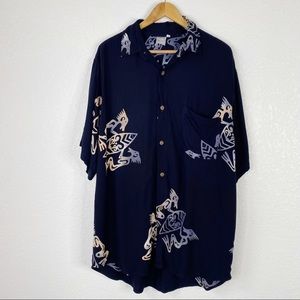 Mission Canyon Santa Barbara Black Oversized Top